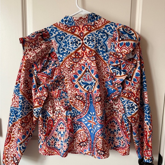 XiRENA Multicolor Patterned Blouse - Picture 2 of 9